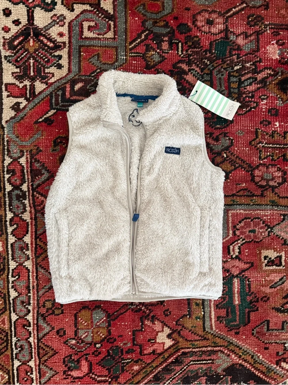 Rochi Cozy Cream Sherpa Vest for Kids